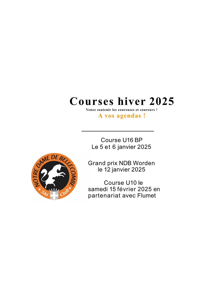 Courses NDB 2025