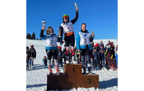 Le plein de podiums aux Saisies pour les U12 et U14