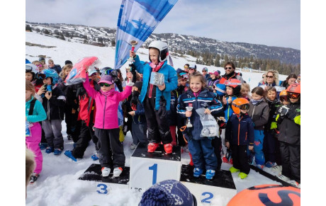 Finale U8 : Anaëlle sur le podium