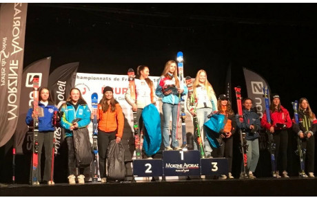Lilou 4ème du géant au Championnat de France 